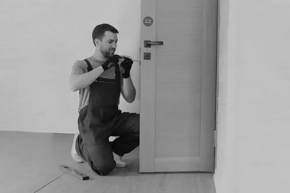 Fire door installation